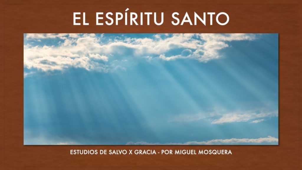 Estudio Sobre El Esp Ritu Santo Descripci N General Salvo X Gracia